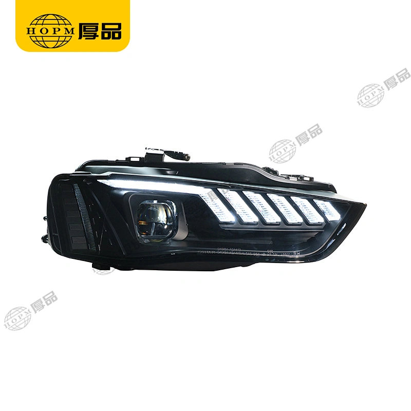 Headlight Assembly halogen version With the motor for 13-16 Audi A4L