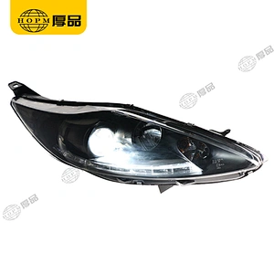 Headlight Assembly Tuning Light Modified Double Beam Light For Fi-esta 08-12