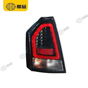 Taillight Assembly V2 taillights Black background for 09-14 Chrysler 300C