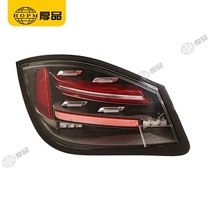 Taillight Assembly Tuning Light Modified LED Tail Light Transparent Black Background Turn Signal Horse Racing For 987.2 09-12