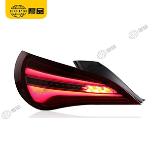 Taillight assembly modified low elevation with LED driving lights for 13-19 Mercedes-Benz CLA W117