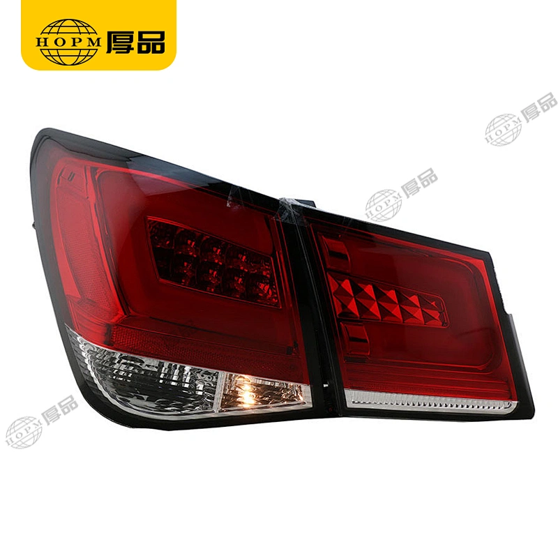 Taillight Assembly Led taillights Red background for 09-14 Chevrolet Cruze