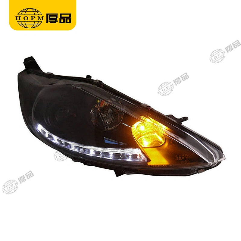 Headlight Assembly Tuning Light Modified Double Beam Light For Fi-esta 08-12