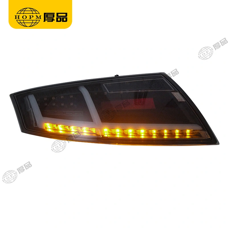 Taillight Assembly Led taillights Black background Turning light Running light  for 06-13 Audi TT