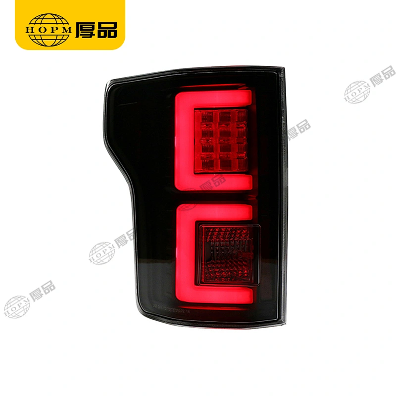 Taillight Assembly Led taillights Black background Yellow Turning light for 15-17 Ford Raptor F150