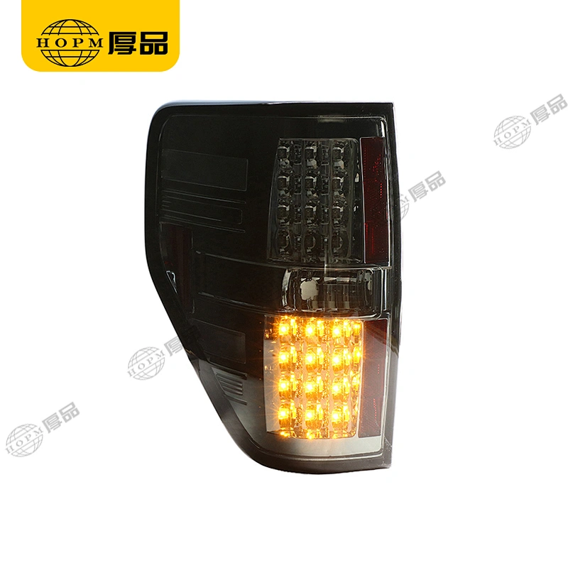 Taillight Assembly Tuning Light Modified LED Tail Light Blackened Yellow Turn signal For F150 Raptor 08-14