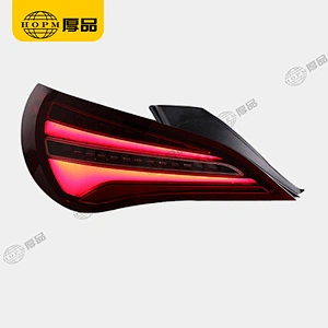 Taillight assembly modified low elevation with LED driving lights for 13-19 Mercedes-Benz CLA W117