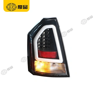 Taillight Assembly V2 taillights Black background for 09-14 Chrysler 300C