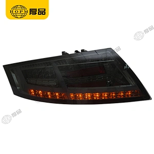 Taillight Assembly Led taillights Smoked-Black background Turning light Running light  for 06-13 Audi TT