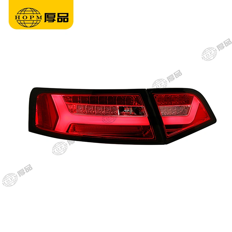 Taillight assembly Led lights Black background for 09-12 Audi A6L