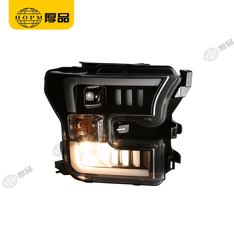 Headlight Assembly Tuning Light Modified Two-tone Light Original Car Halogen Version For Ra-ptor F150 15-17 V1