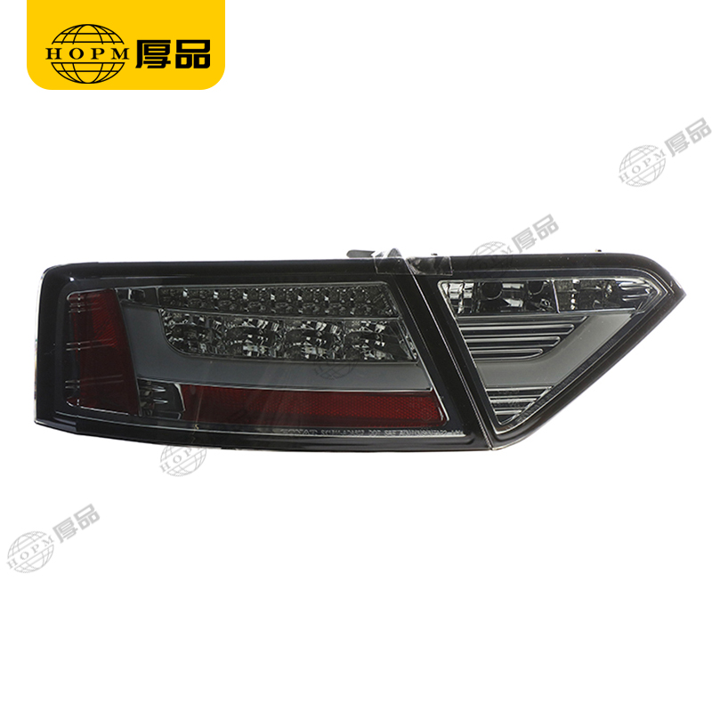 Taillight Assembly Led taillights Smoked-Black background for Audi A5