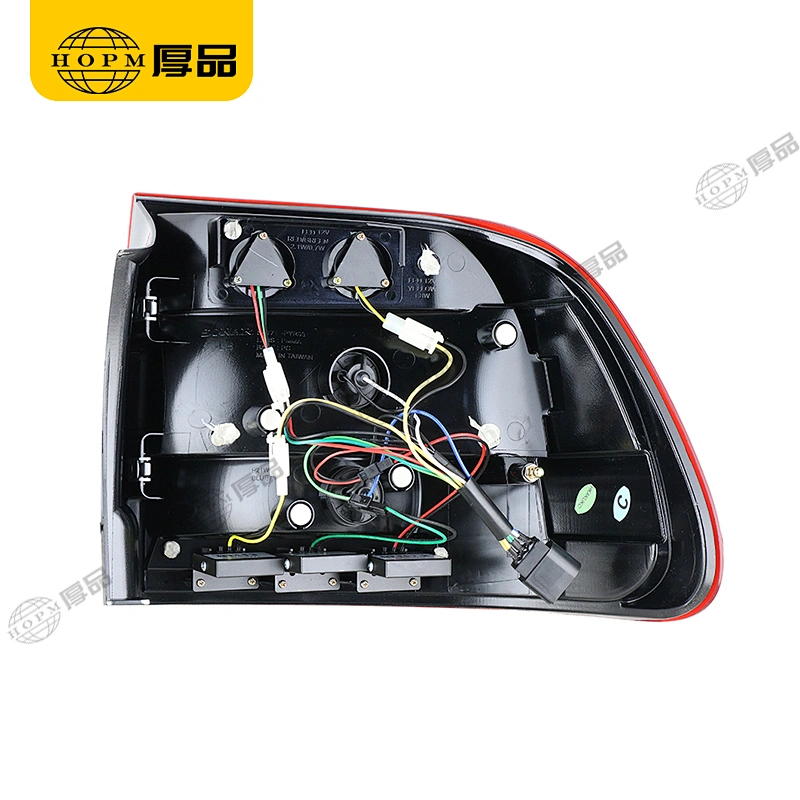 Taillight Assembly Tuning Light Modified LED Tail Light Red Background For Ca-yenne 03-07