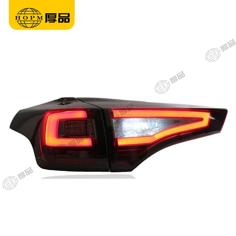 Retrofit LED tail light assembly light guide driving light LED turn signal brake light for 13-15 Toyota RAV4