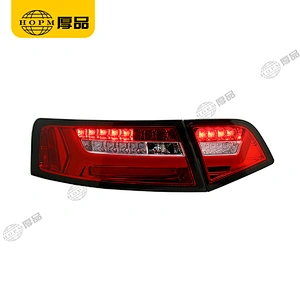 Taillight assembly Led lights Red background for 09-12 Audi A6L