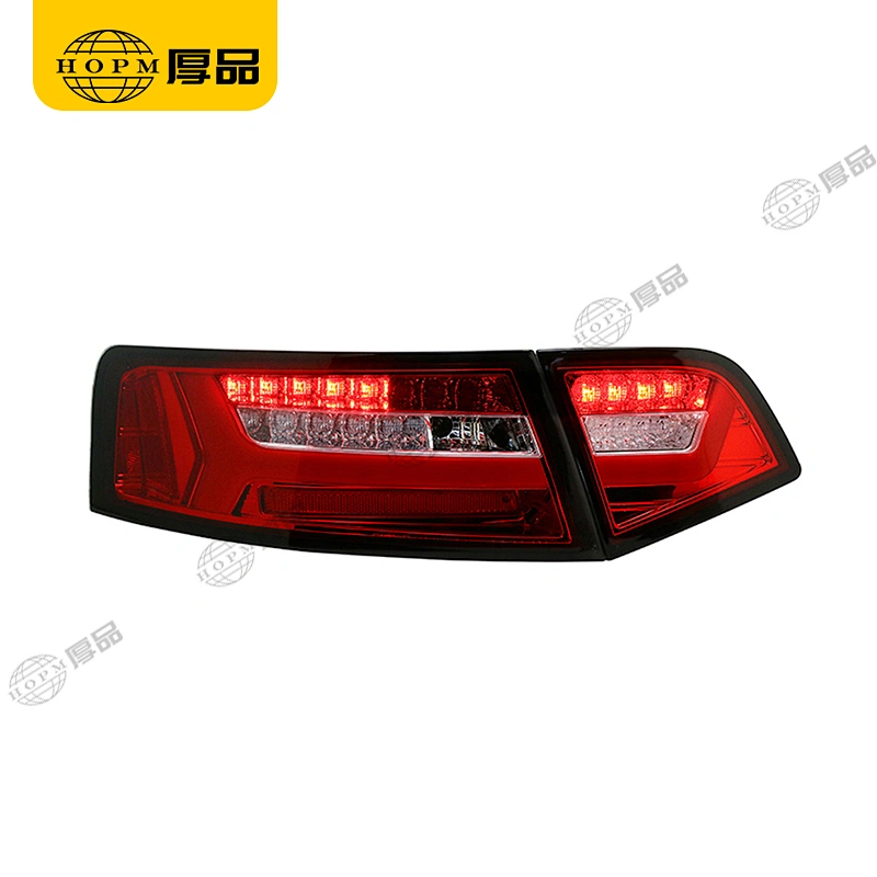 Taillight assembly Led lights Red background for 09-12 Audi A6L