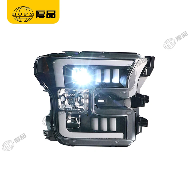 Headlight Assembly Tuning Light Modified Two-tone Light Original Car Halogen Version For Ra-ptor F150 15-17 V1
