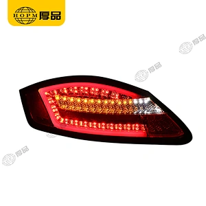 Taillight Assembly Tuning Light Modified LED Tail Light Red Background For Cayman 987 04-08