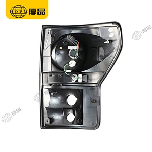 Taillight Assembly LED taillights Smoked-Black background for 07-13 V1 version Toyota Tundra