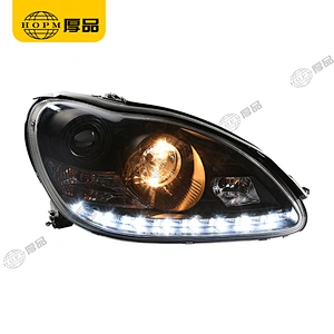 Headlight Assembly Tuning Light Modified Single Beam Light For S Class W220 99-01 02-05