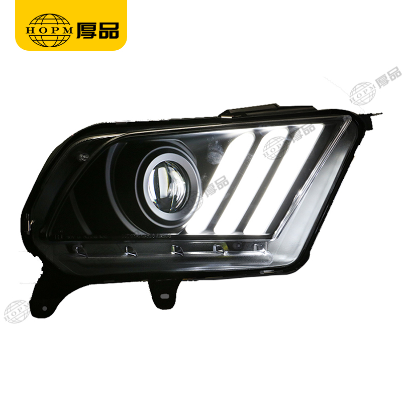 Headlight Assembly Tuning Light Modified Light Turn Signal Horse Racing For Mu-stang 10-14 V2