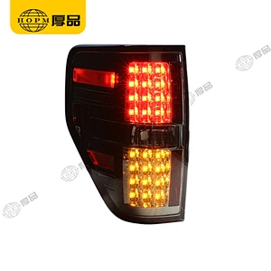 Taillight Assembly Tuning Light Modified LED Tail Light Blackened Yellow Turn signal For F150 Raptor 08-14