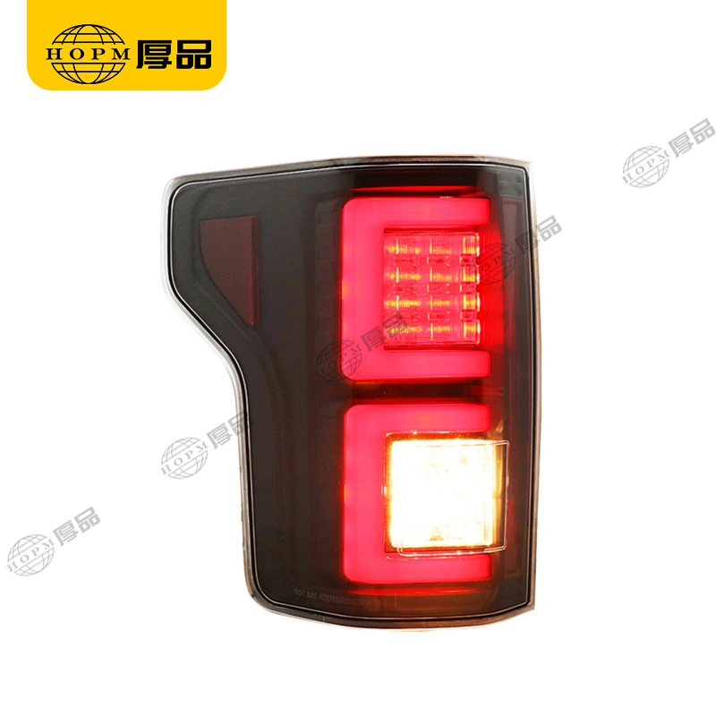 Taillight Assembly Tuning Light Modified LED Tail Light Red Light Black Background U.S.Regulations For F150 Raptor 18-