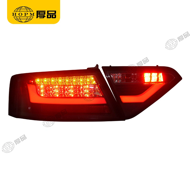 Taillight Assembly Led taillights Black background for Audi A5