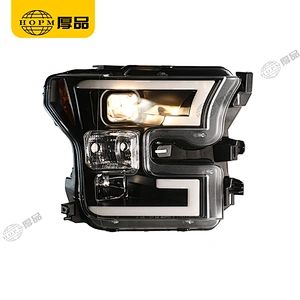 Headlight Assembly Tuning Light Modified Double Beam Light Original Car Halogen Version For Ra-ptor F150 15- V2