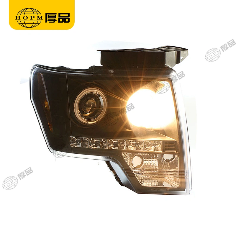 Headlight Assembly Tuning Light Modified Single Beam Light Angel Eye For Ra-ptor F150 08-12