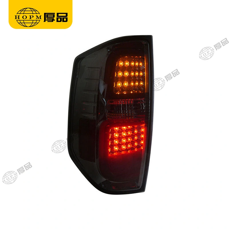 Taillight Assembly LED taillights Smoked-Black background Red light for 2014 Toyota Tundra