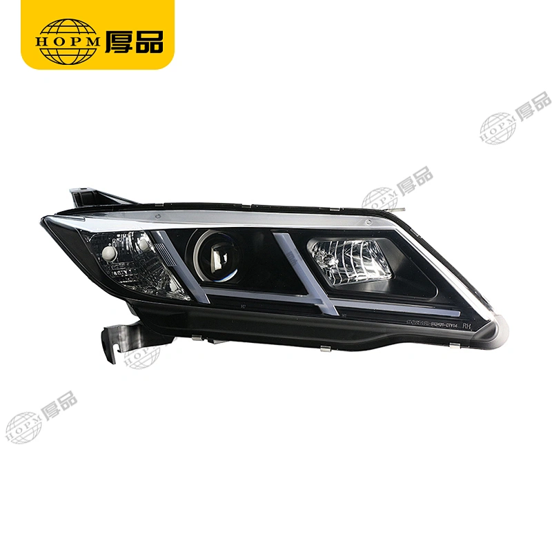 Headlight Assembly Tuning Light Modified Automotive lighting Car Double Beam Light For CITY 14-