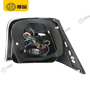 Taillight Assembly Tuning Light Modified LED Tail Light Black Background For Golf 4 98-02