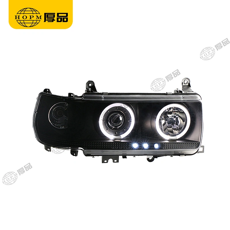 Headlight Assembly Tuning Light Modified Automotive lighting Car Single Beam Light Black Or Silver Background For FJ80 90-97
