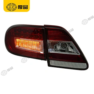 Taillight Assembly Tuning Light Modified LED Tail Light Red Background For Corolla 11-13