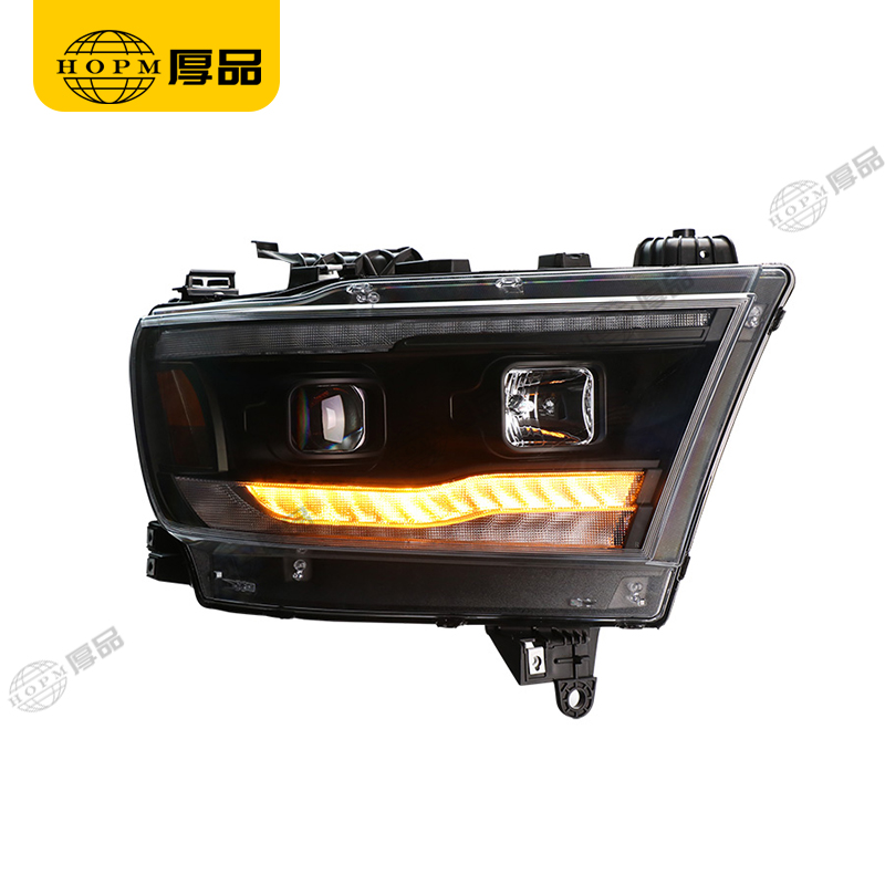 Headlight Assembly Tuning Light Modified Automotive lighting Original Car Halogen Version For Ram 1500 19-up