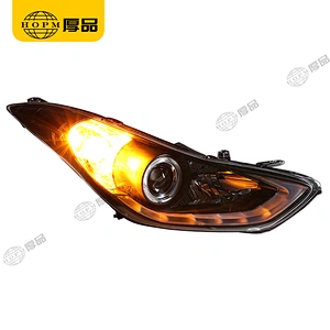 Headlight Assembly Tuning Light Modified Automotive lighting Car Double Beam Light For Elantra 12-