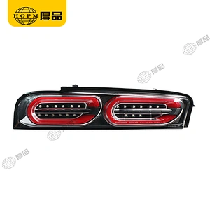 Taillight Assembly Tuning Light Modified LED Tail Light European Chinese standard Black Background Red Light For Camaro 16-19