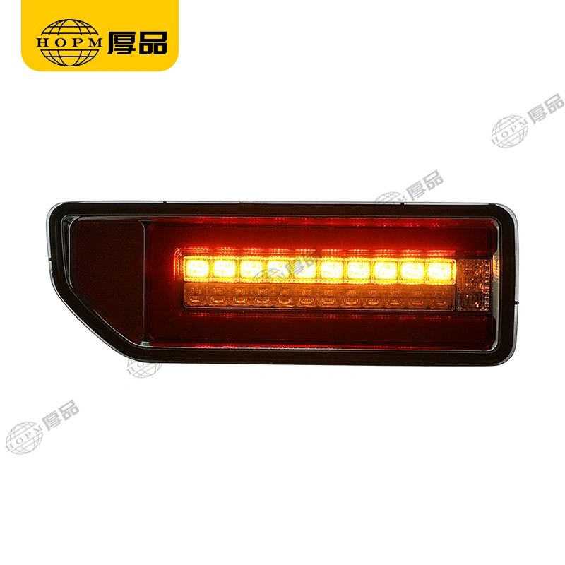 Taillight Assembly Tuning Light Modified LED Tail Light Horse Racing Turn Signal Gray Shell For Jimny 18-