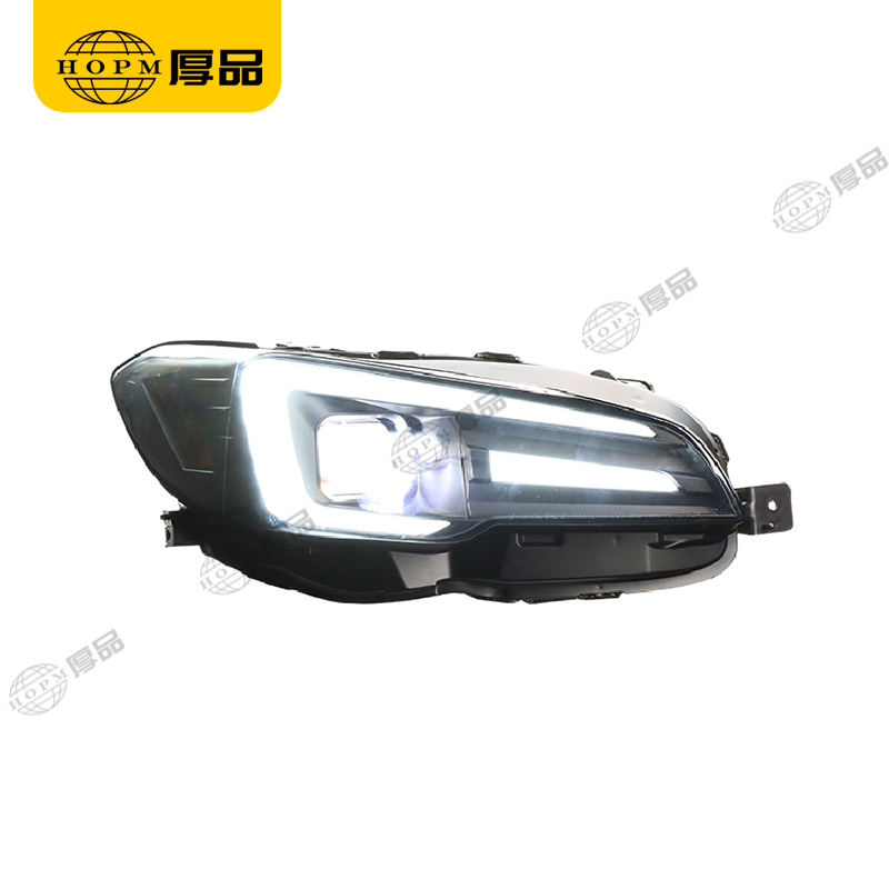 Headlight Assembly Tuning Light Modified Automotive lighting All-LED Original Car Bulb Version Black Background For WRX 15-20