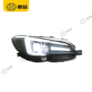 Headlight Assembly Tuning Light Modified Automotive lighting All-LED Original Car Bulb Version Black Background For WRX 15-20
