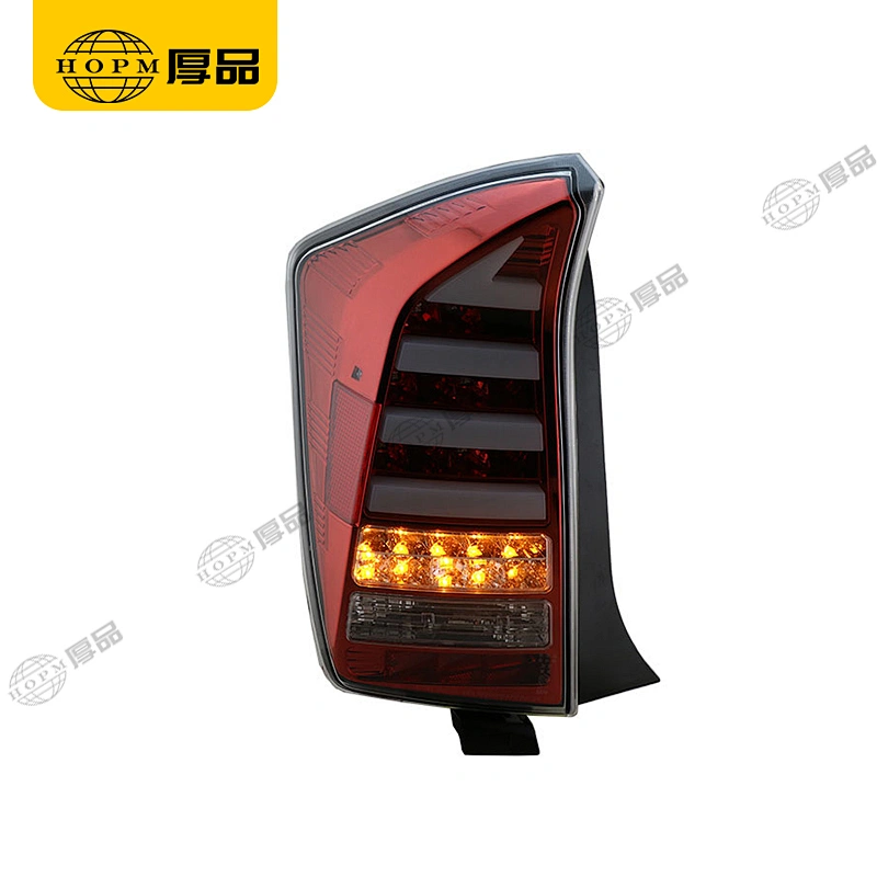 Taillight Assembly Tuning Light Modified LED Tail Light Turn Signal Horse Racing Electroplating Red For Prius 09-