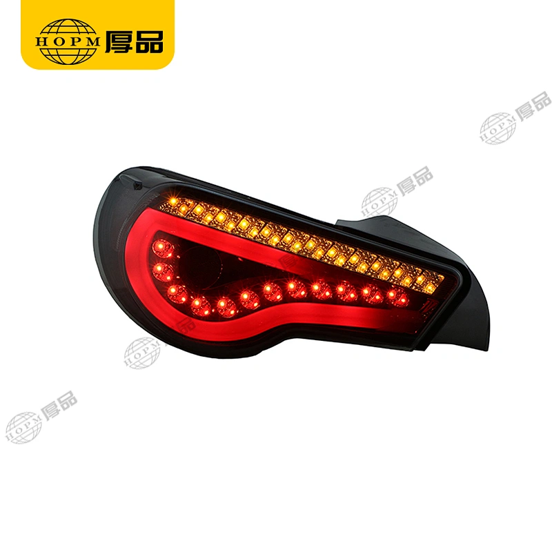 Taillight Assembly Tuning Light Modified LED Tail Light Turn Signal Horse Racing Red Background For FT86 12-
