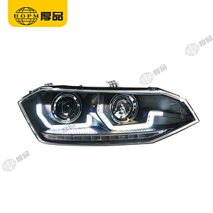 Headlight Assembly Tuning Light Modified Automotive lighting Car Double Beam Light For POLO PLUS 18-