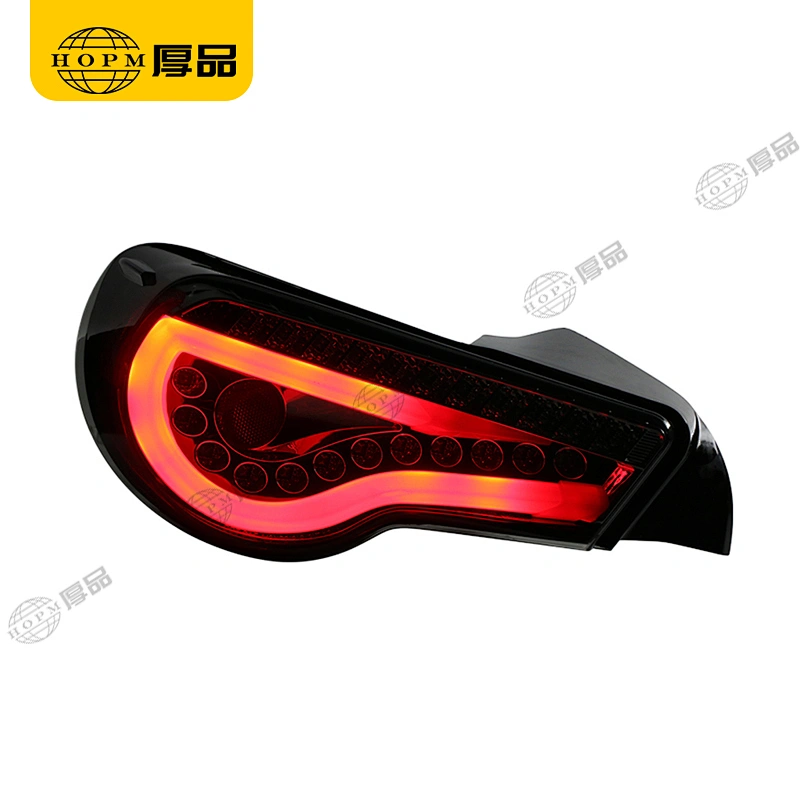 Taillight Assembly Tuning Light Modified LED Tail Light Turn Signal Horse Racing Blackened For FT86 12-