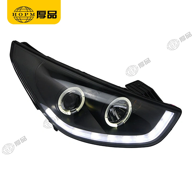 Headlight Assembly Tuning Light Modified Automotive lighting Car Double Beam Light For IX35 10-13