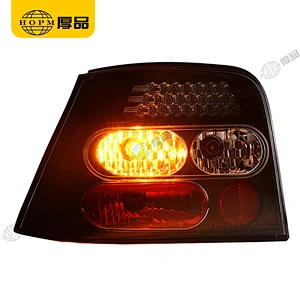Taillight Assembly Tuning Light Modified LED Tail Light Black Background For Golf 4 98-02
