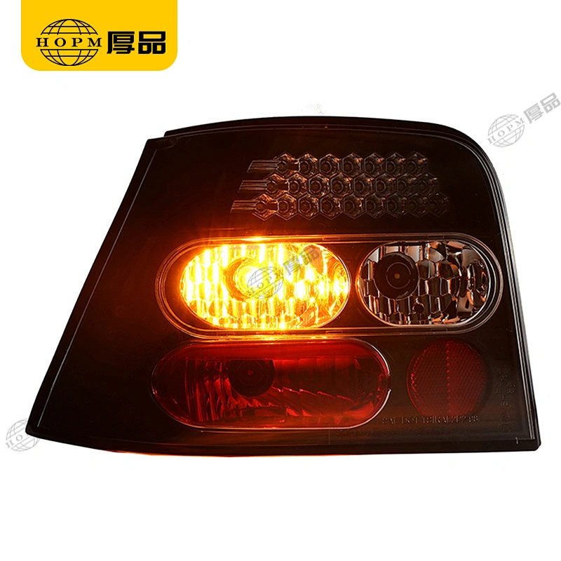 Taillight Assembly Tuning Light Modified LED Tail Light Black Background For Golf 4 98-02