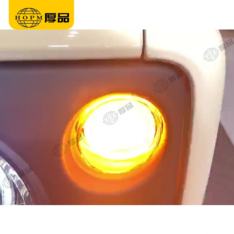 Headlight Assembly Tuning Light Modified Automotive lighting Car Front Horse Racing Turn Signal Gray Shell For Jimny 18-