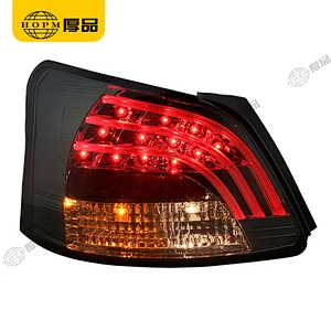 Taillight Assembly Tuning Light Modified LED Tail Light Blackened For Vios 08-12